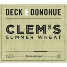 DECK & DONOHUE CLEMS BIO