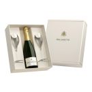 DELAMOTTE BRUT COFFRET 75+2FLUTES