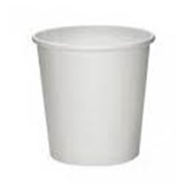 100 GOBELETS CARTON CAFE BLANC 10CL