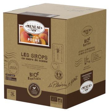MENEAU SIROP DE PECHE BIB 3L BIO