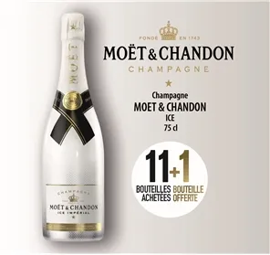 11+1 CHAMPAGNE MOET ICE