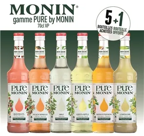5+1 SUR LA GAMME PURE DE MONIN