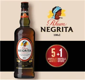 5+1 RHUM NEGRITA 100cl 