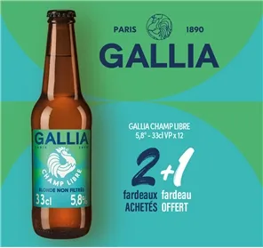 3+1 GALLIA CHAMP LIBRE 33CL VP