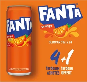 4+1 SLIMCAN FANTA ORANGE 