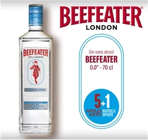 5+1 GIN BEEFEATER 70CL SANS ALCOOL