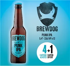 4+1 BREWDOG PUNK IPA  33CL VP 