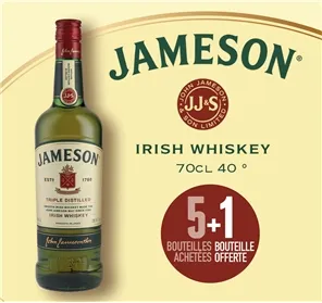 5+1 WHISKY JAMESON 70CL