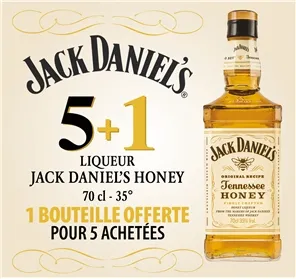 5+1 JACK DANIEL'S HONEY 70CL