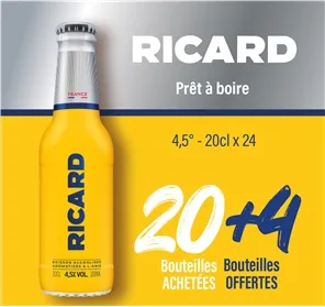 20+4 RICARD 4,5° 20CL