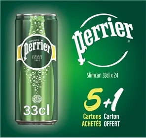 5+1 PERRIER SLIMCAN 33CL