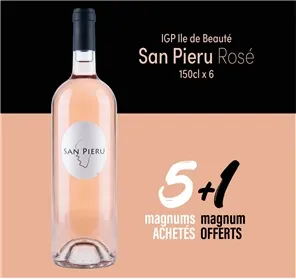 5+1 MAGNUM SAN PIERU ROSE 150CL