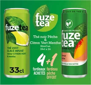 4+1 FUZETEA SLIMCAN 33CL x 24