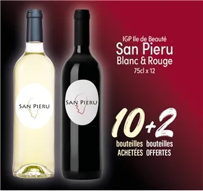 10+2 IGP ILE DE BEAUTE SAN PIERU BLANC ET ROUGE
