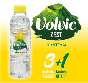 3+1 VOLVIC ZEST CITRON 50CL
