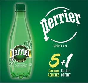 5+1 PERRIER 50CL PET X 24