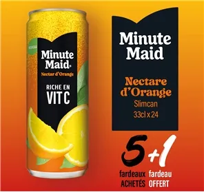 5+1 MINUTE MAID ORANGE SLIMCAN 