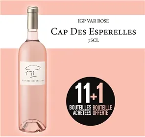11+1 CAP DES ESPERELLES ROSE 75 CL 