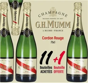 11+1 CHAMPAGNE MUMM CORDON ROUGE