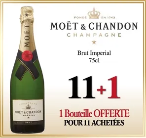 11+1 CHAMPAGNE MOET& CHANDON BRUT IMPERIAL 75CL