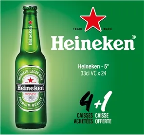 4+1 HEINEKEN  33cl VC