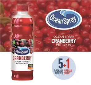 5+1 OCEAN SPRAY CRANBERRY 100CL PET