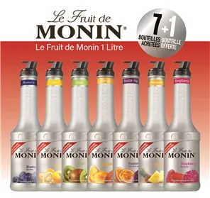 7+1 SUR LA GAMME LE FRUIT DE MONIN